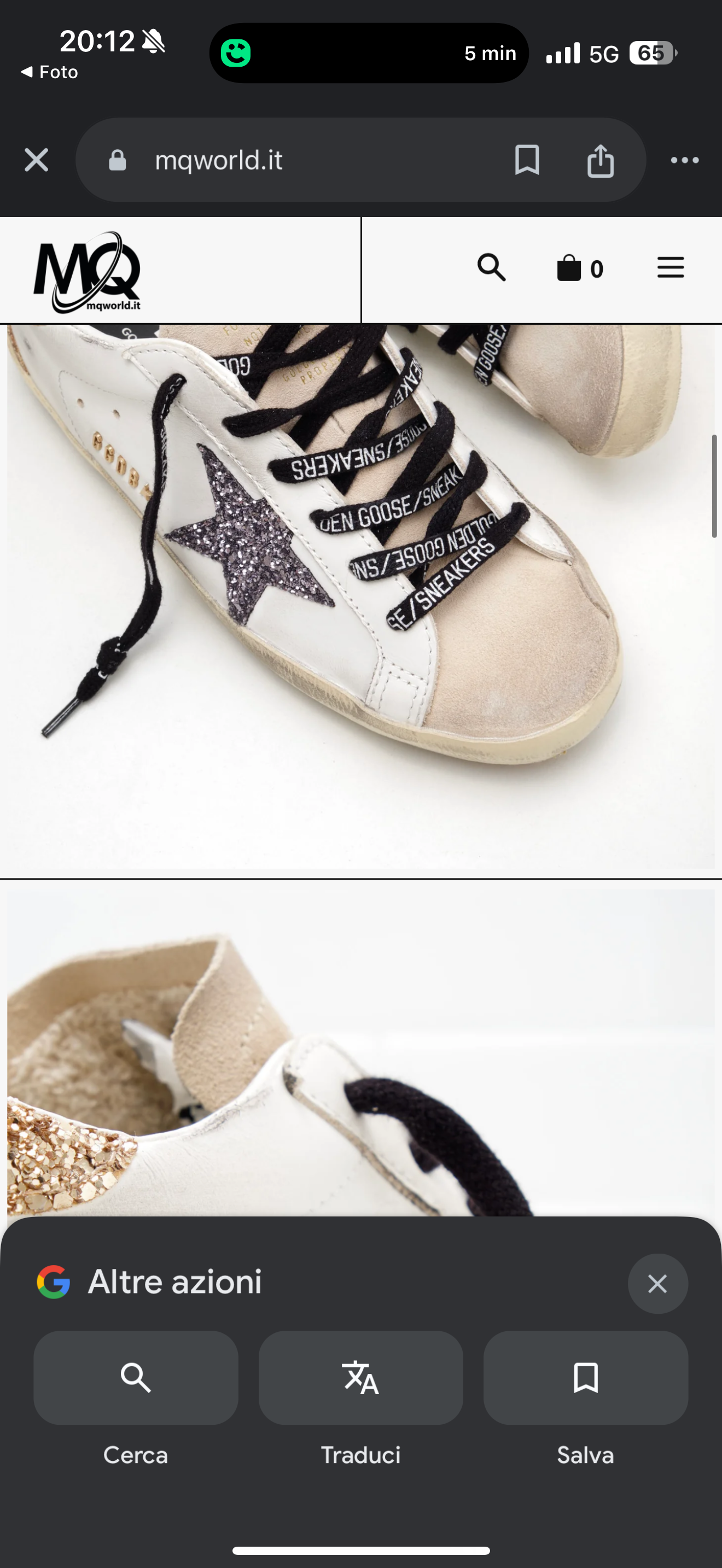 Sneaker Super Star Woman white grey black "ULTIMI PEZZI"