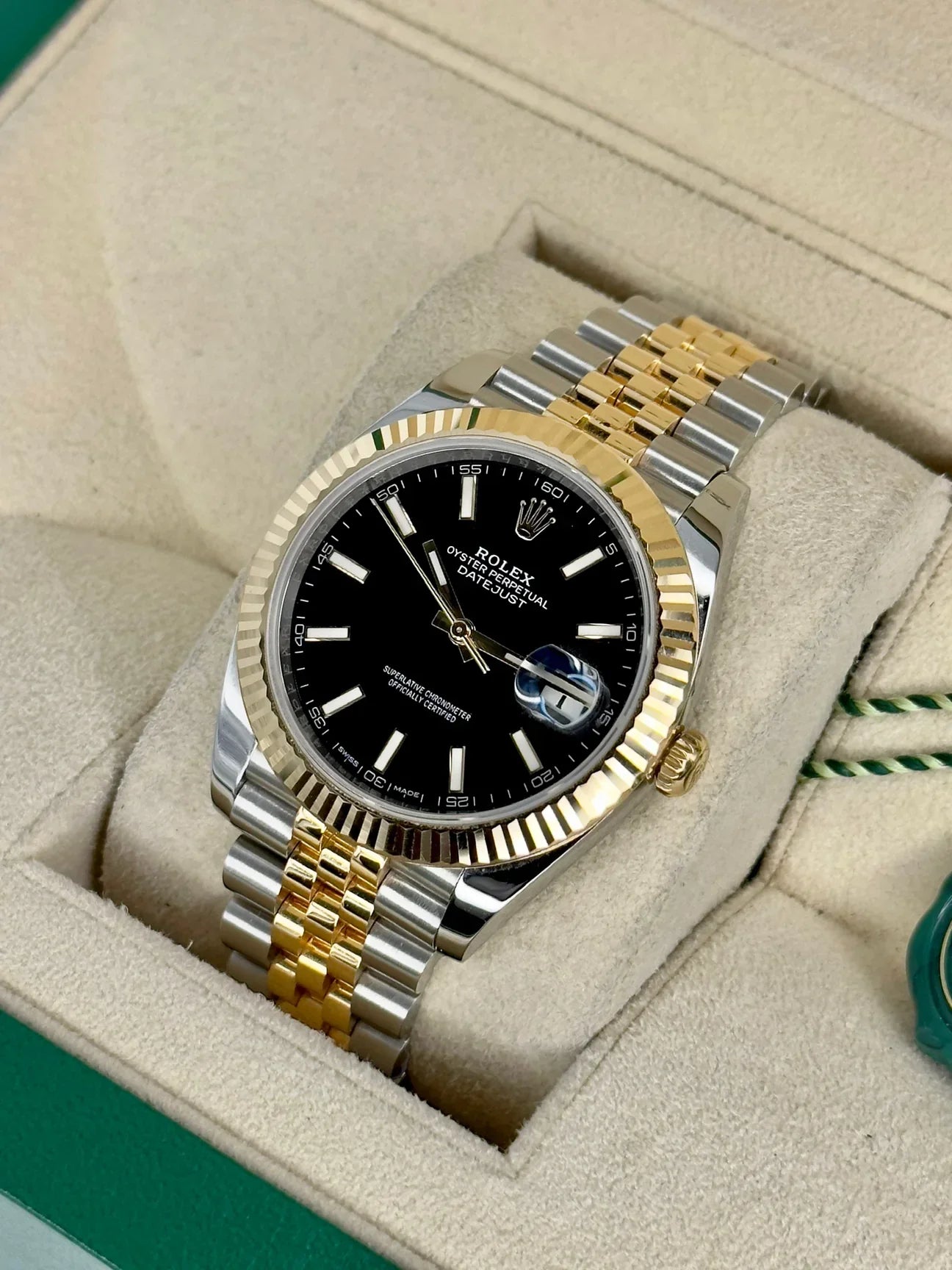DATEJUST JUBILEE BLACK & GOLD