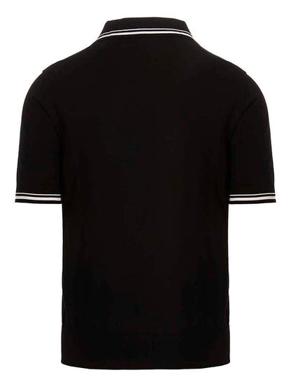 Black Sicily Polo Bianco/Nero