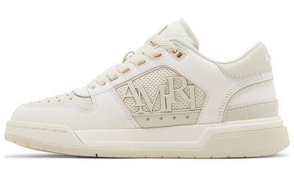 Amiri Classic Low 'Logo - White Alabaster'