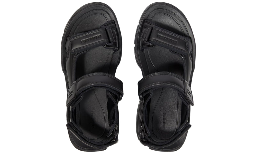 Balenciaga Tourist Sandal 'All Black'