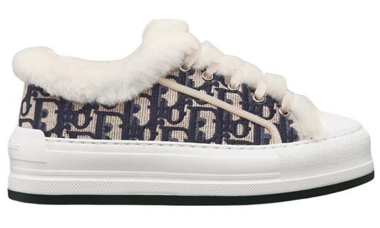 Walk'n'Dior Platform Sneaker "White shearling lining"