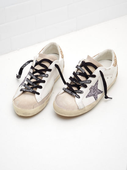 Sneaker Super Star Woman white grey black "ULTIMI PEZZI"