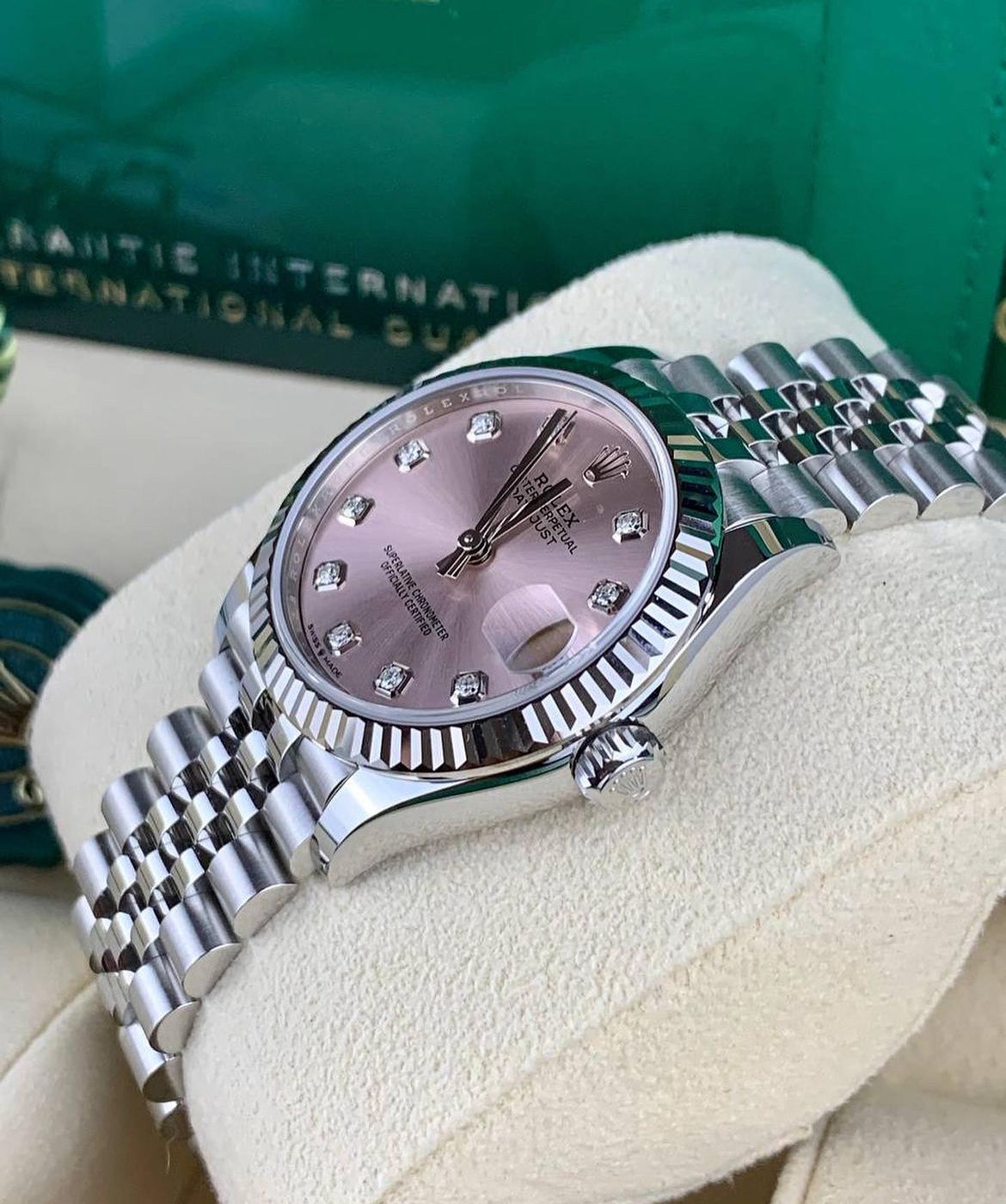 DATEJUST JUBILEE "CANDY ROSE" DIAMOND 31mm