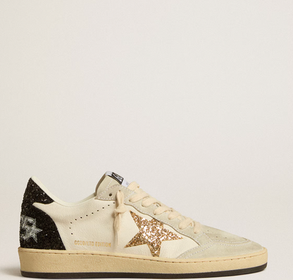 Women’s Ball Star LTD in nappa and suede with glitter star and black heel tab