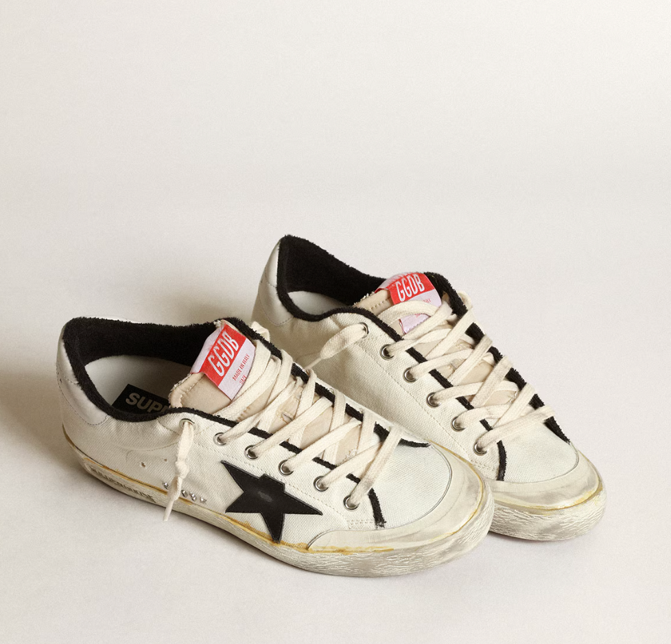 Super-Star LTD in beige canvas with black star "LIMITED"