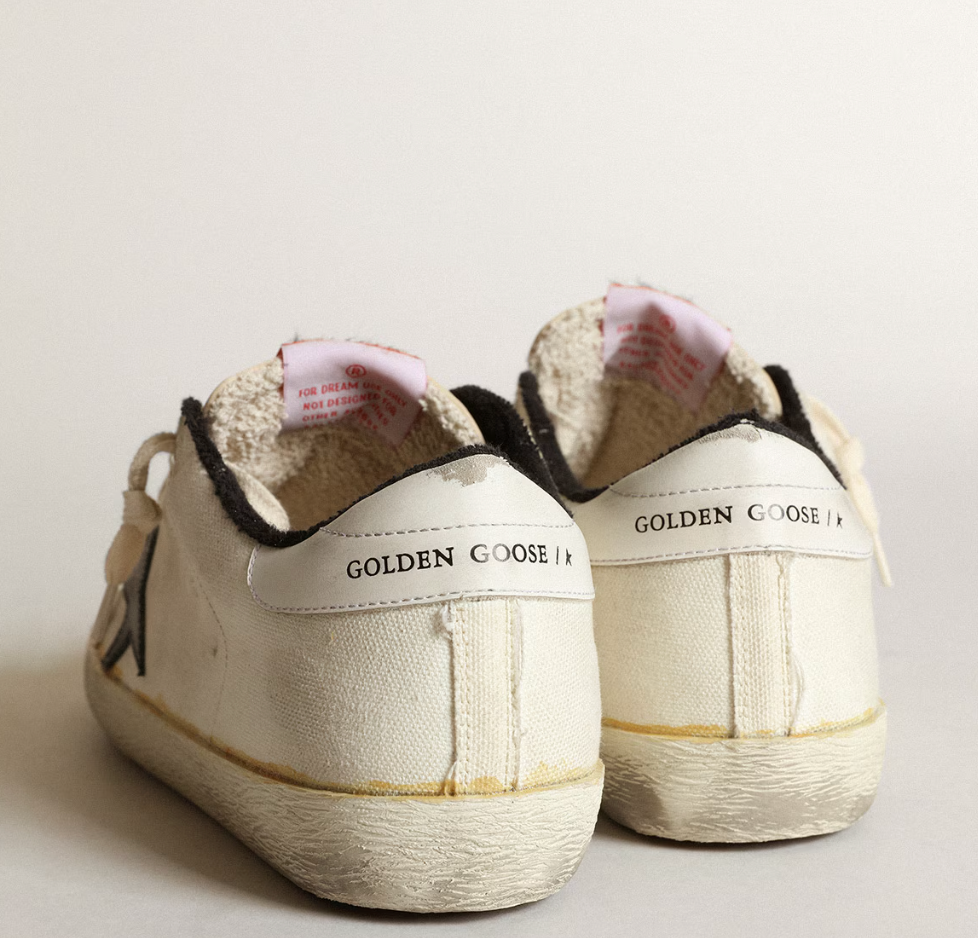 Super-Star LTD in beige canvas with black star "LIMITED"