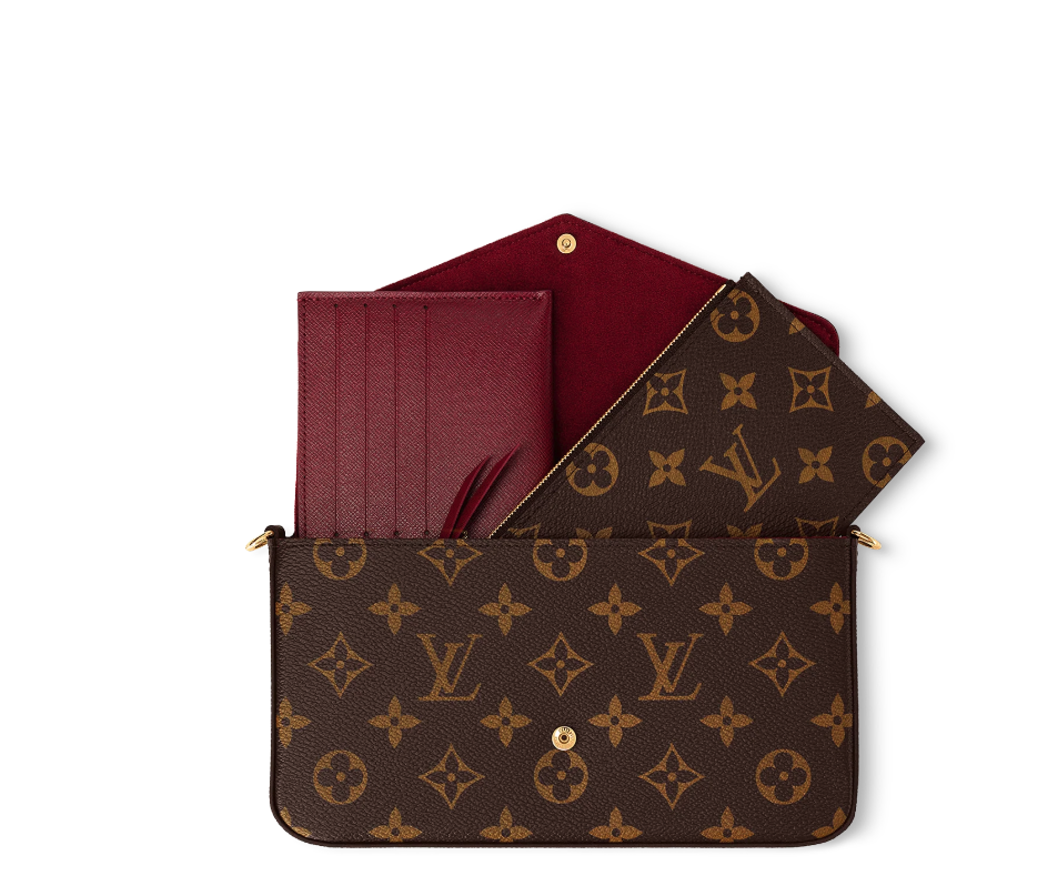 Félicie Pochette LV Monogram Chain Bag Monogram 61276