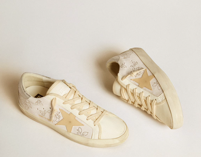 Super-Star LTD with Swarovski crystals and smoke gray leather star