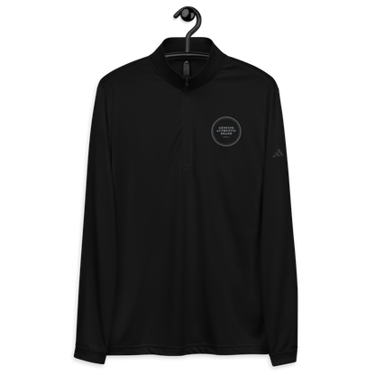 adidas x Genuine Authentic Brand Embroidered Logo Quarter zip pullover