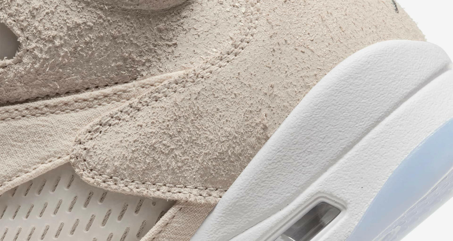 Air Jordan 5 Retro SE 'Craft' Light Orewood Brown Sneakers for Big Kids (GS)