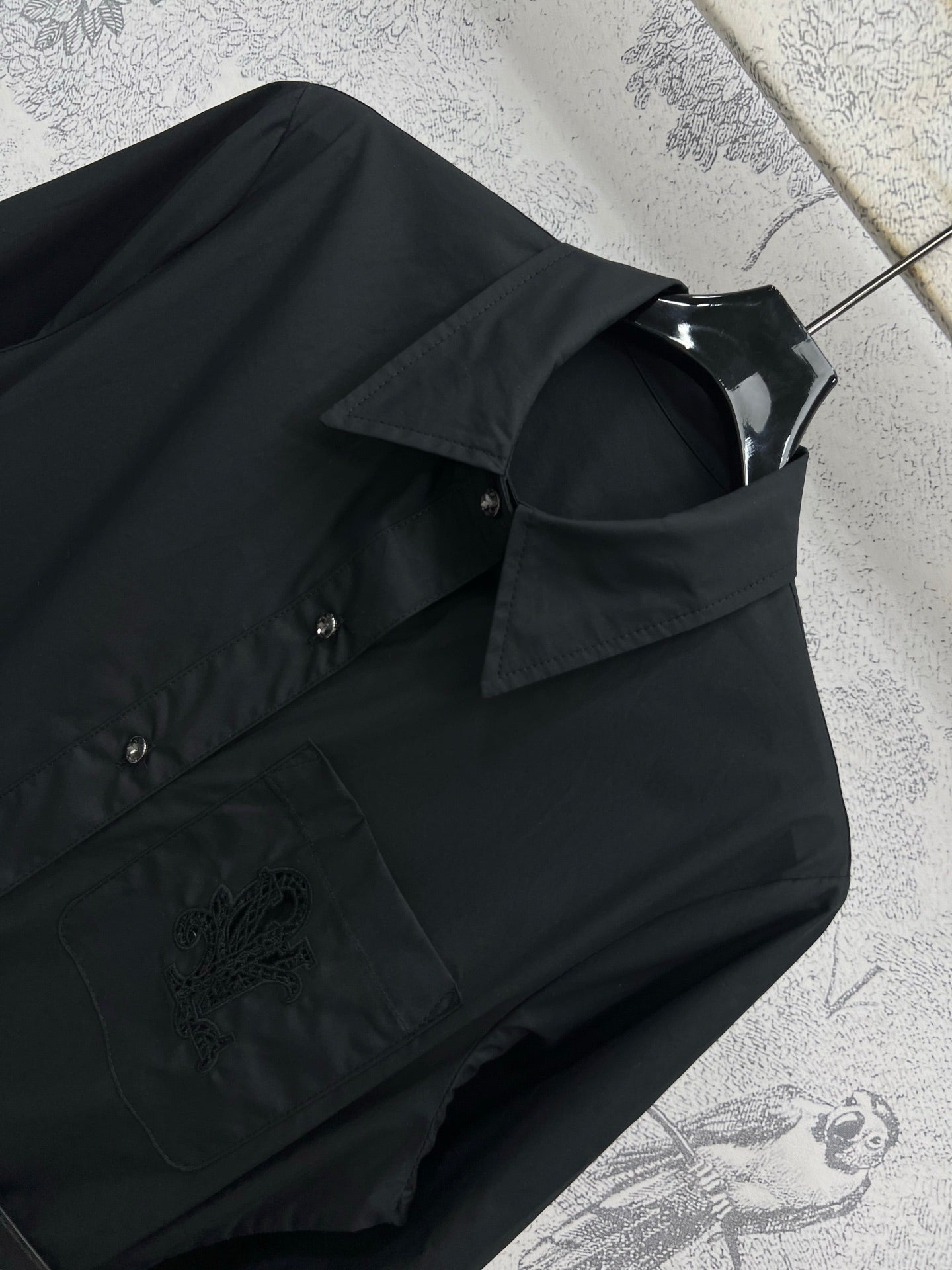 LV 25 Pleated Design Belt That Pinches Waist Dress Black White Cotton