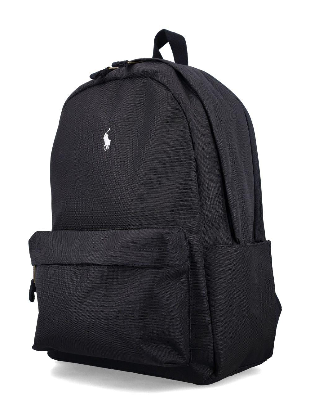 Zaino Polo Pony per bambini Polo Ralph Lauren Kids nero con motivo Polo Pony