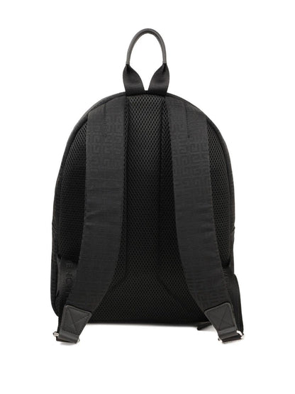 Zaino per bambini Givenchy Kids nero con logo ricamato