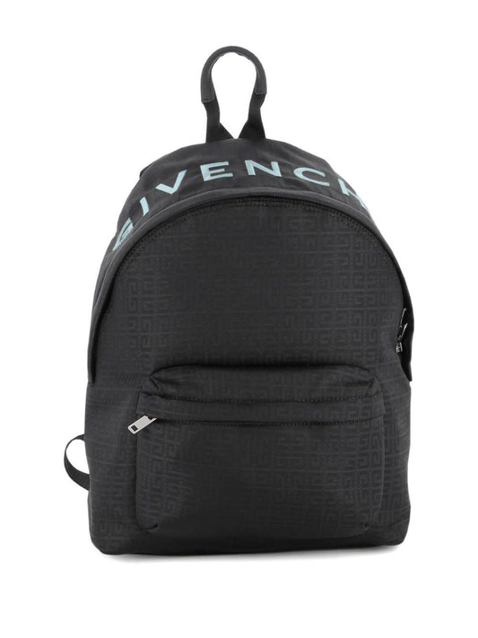 Zaino per bambini Givenchy Kids nero con logo ricamato