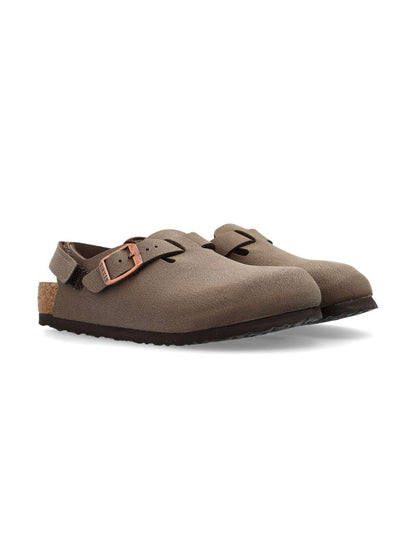 Clogs Tokio per bambino Birkenstock Kids marrone con cinturino posteriore