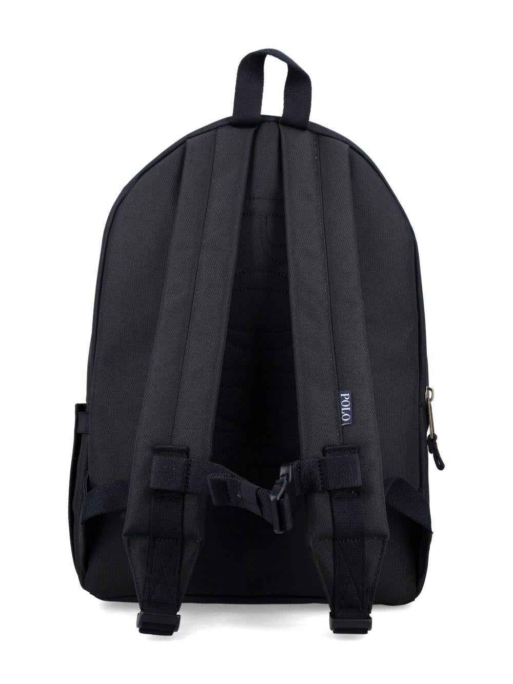 Zaino Polo Pony per bambini Polo Ralph Lauren Kids nero con motivo Polo Pony