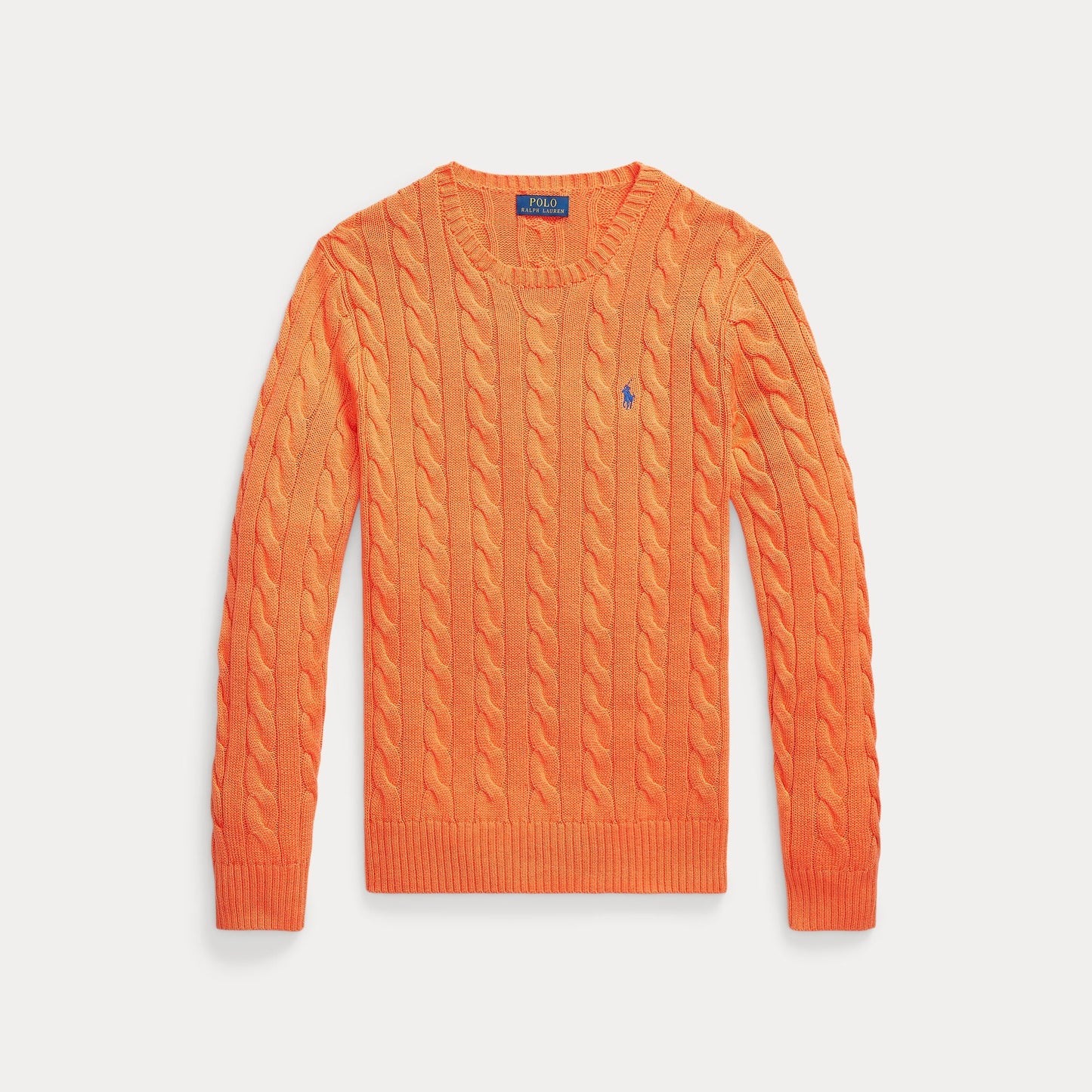 CABLE-KNIT COTTON SWEATER