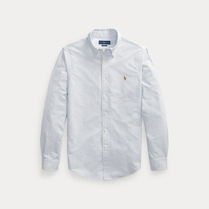 SLIM FIT STRIPED OXFORD SHIRT